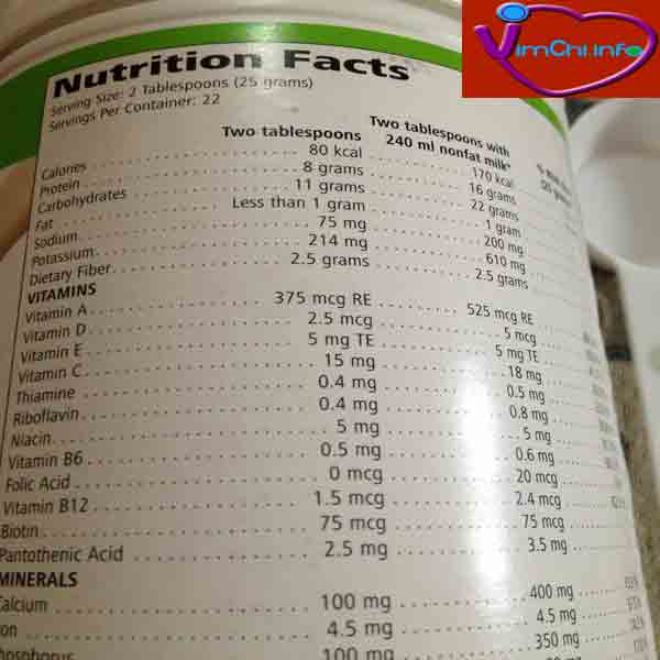 Protein Shake - Herbalife Formula 1 Nutritional Shake Mix ...