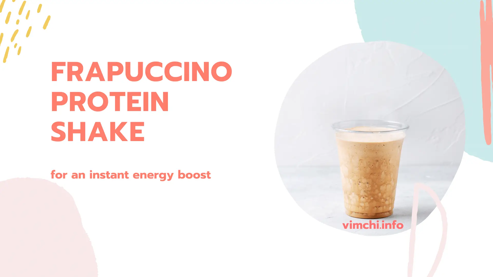 frapuccino protein shake recipe