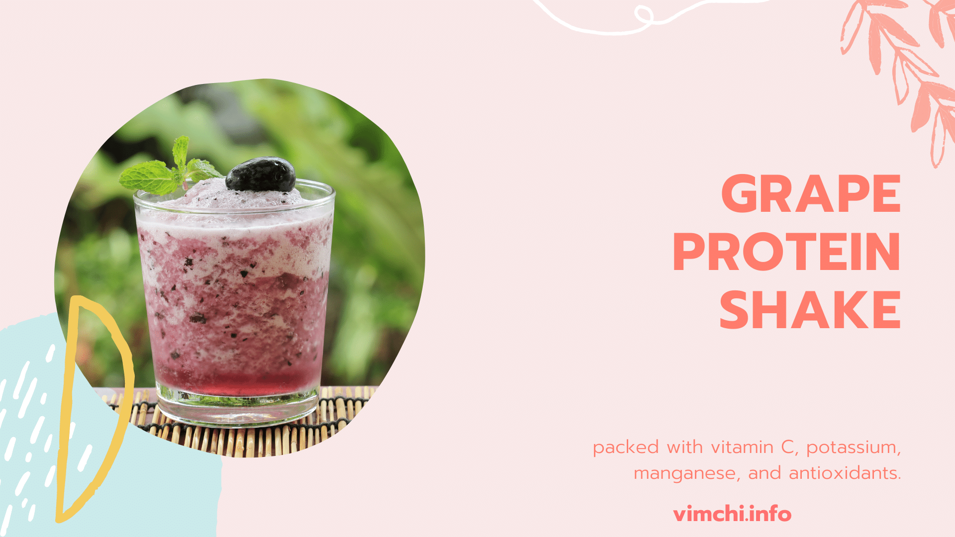 grape protein shake recipe