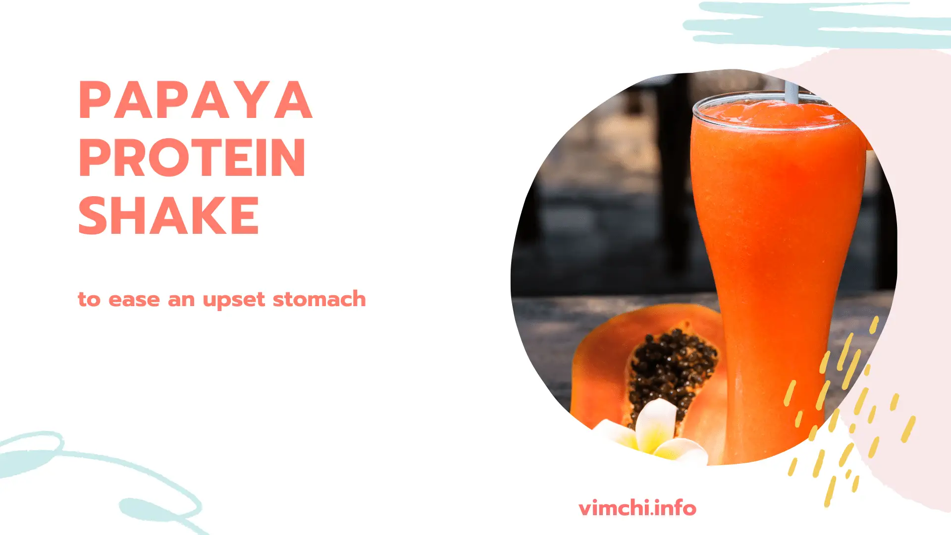 papaya protein shake recipe