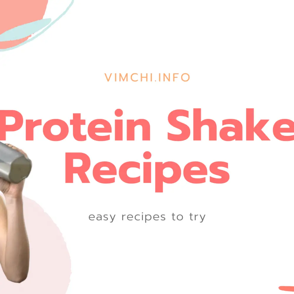 protein shake recipes