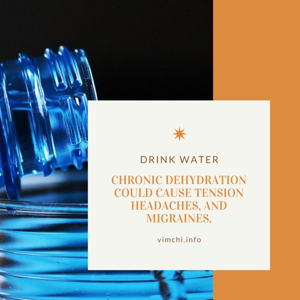 What herbal tea is good for headaches? Drink water