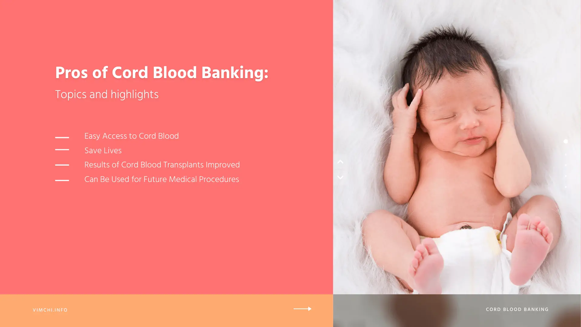 pros of cord blood banking