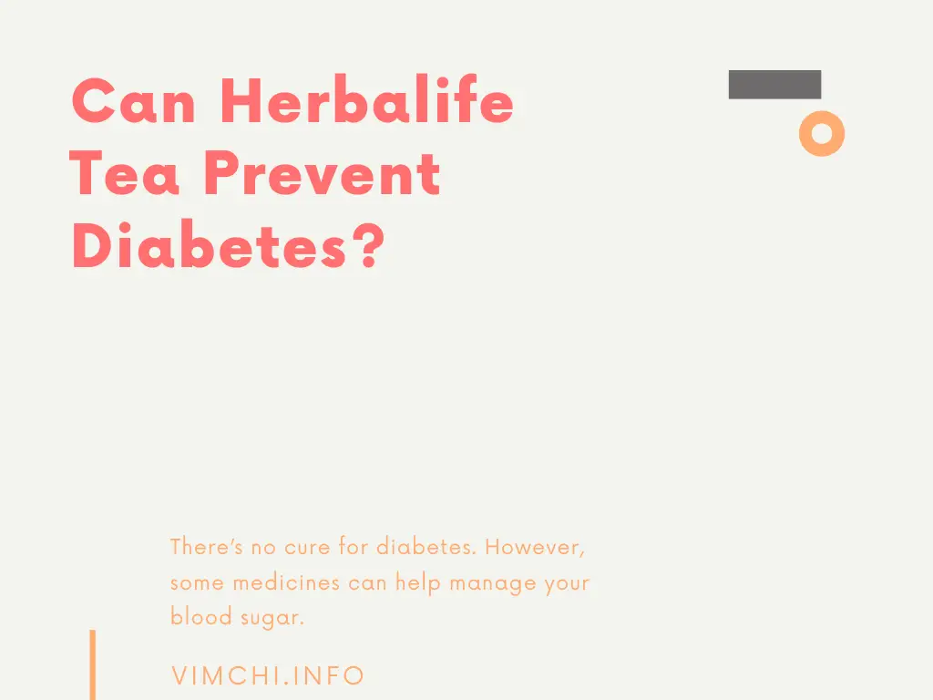 can herbalife tea prevent diabetes