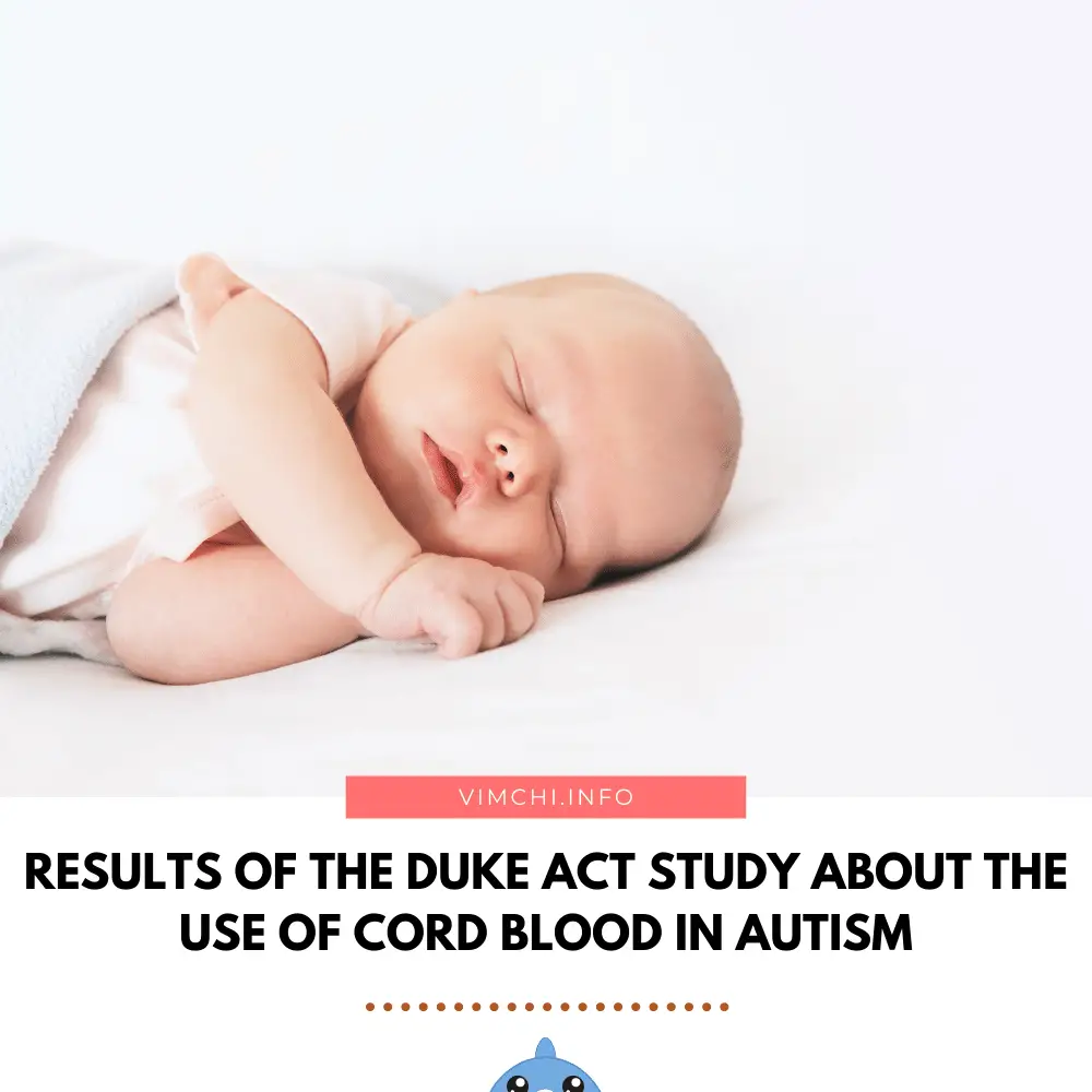 Does Cord Blood Help Autism - duke act study