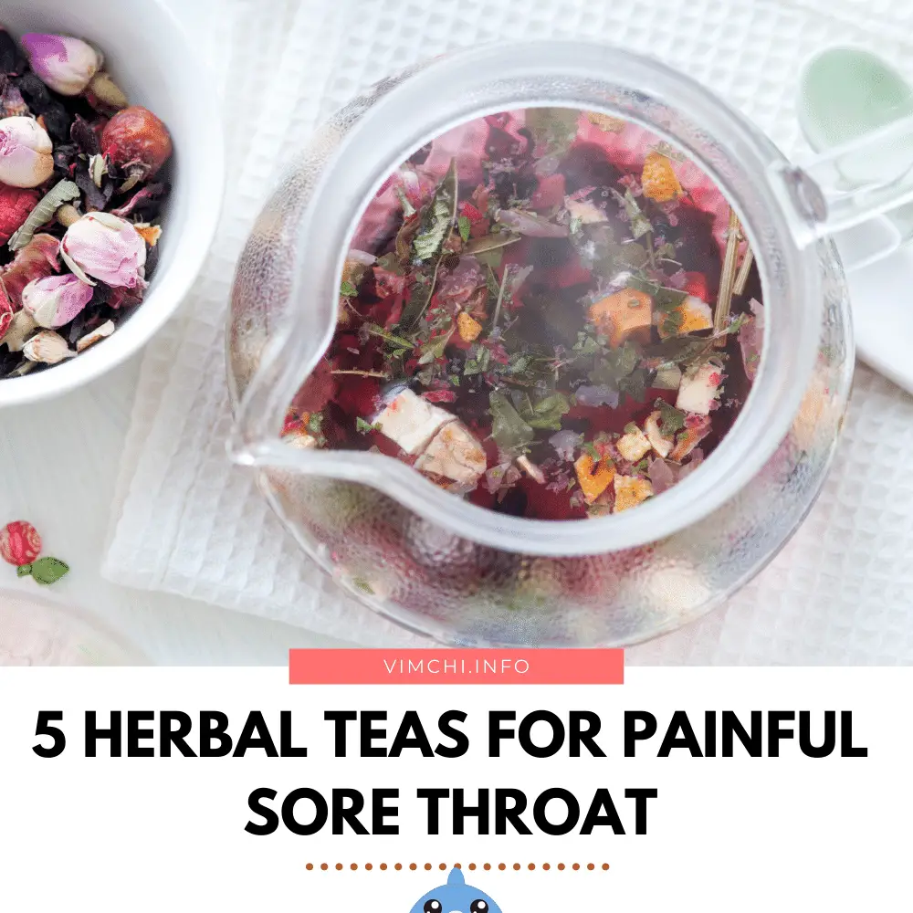 herbal tea for sore throat