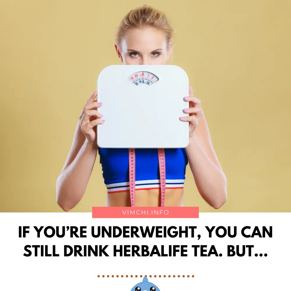 herbalife tea for underweight