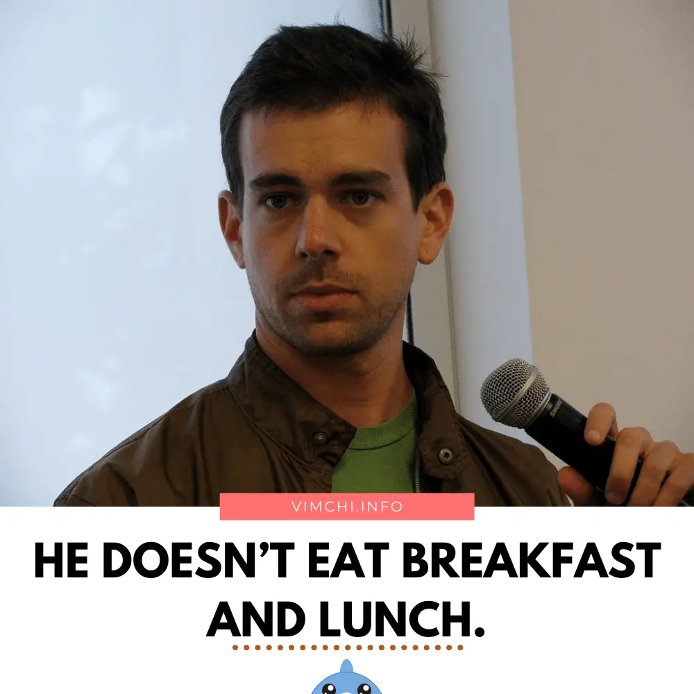 celebrities who omad - jack dorsey