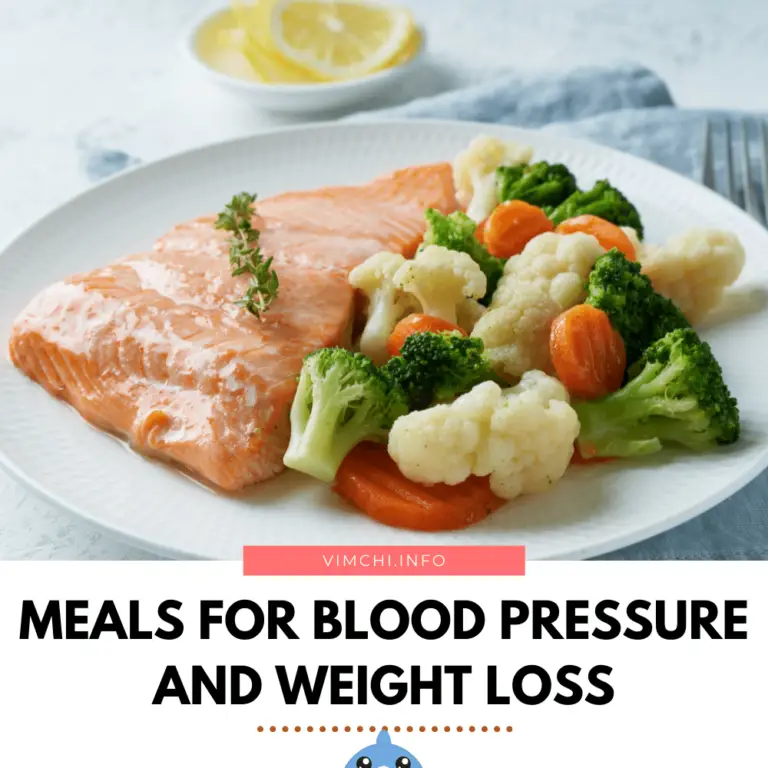 Meal Plan For Blood Pressure And Weight Loss