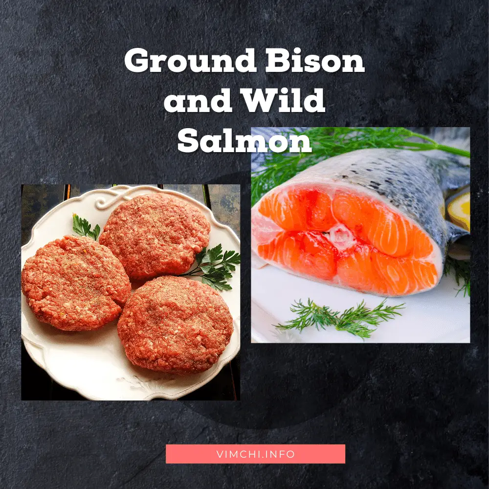 OMAD carnivore diet meal plan -- groun bison