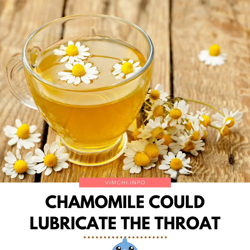 herbal tea for cough -- chamomile