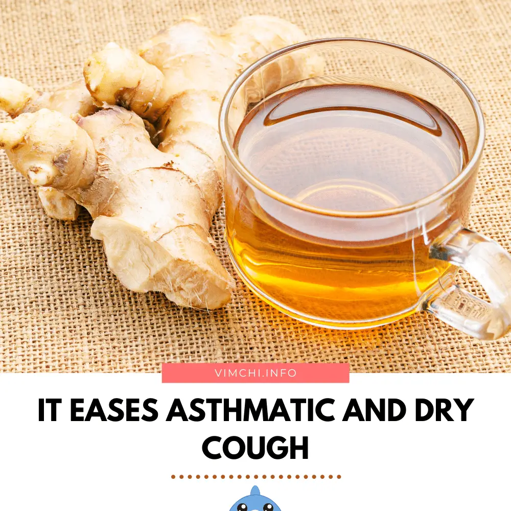 herbal tea for cough -- ginger tea