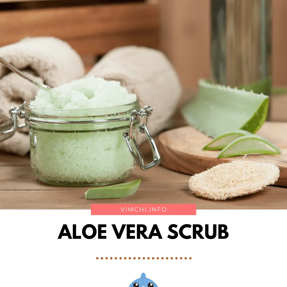 can aloe vera remove pimples -- aloe vera scrub