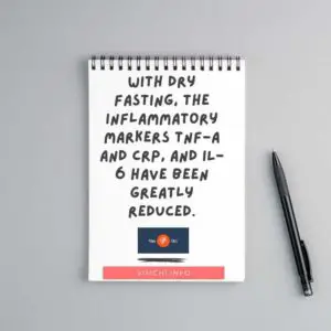 dry fasting stages - inflammation