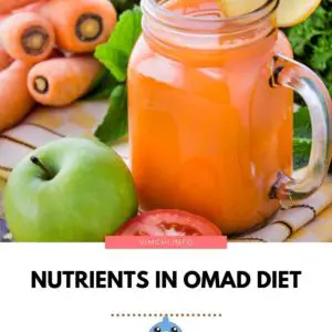 what nutrients should be in an OMAD meal