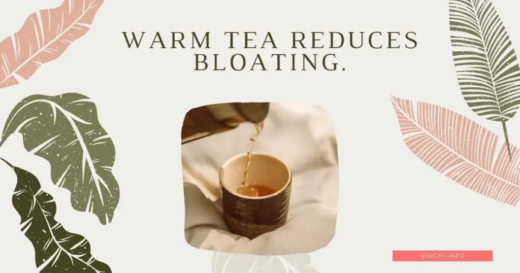 Herbalife tea for a flat stomach -- warm tea