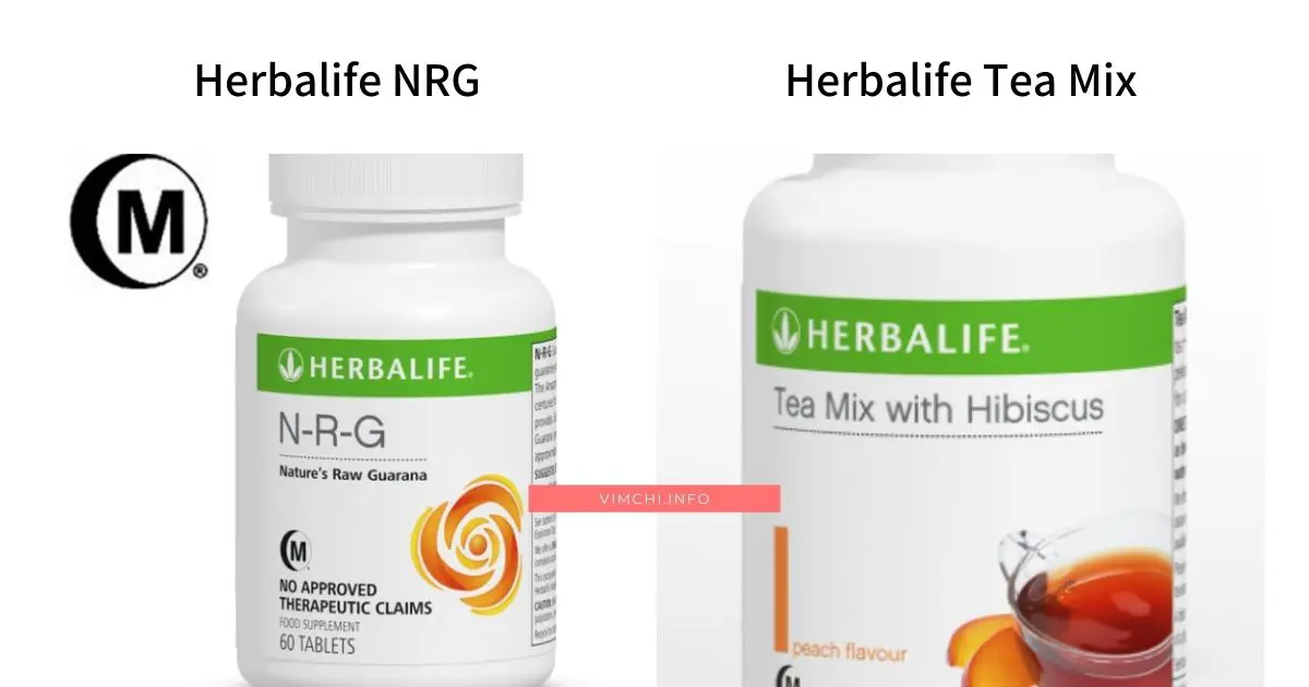Herbalife NRG Tea Vs Tea Mix Vim Ch'i