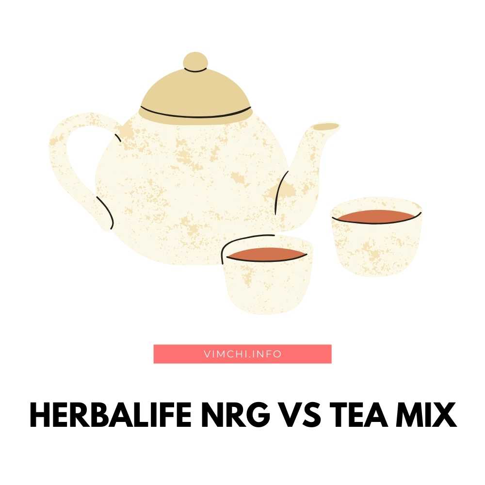 Herbalife NRG Tea Vs Tea Mix Vim Ch'i