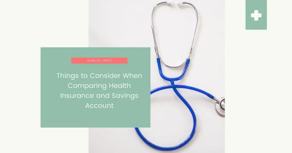 health insurance vs savings account