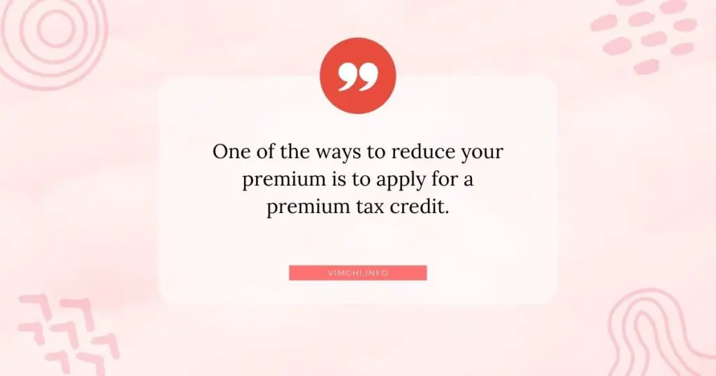 health insurance yearly premium -- premium credit