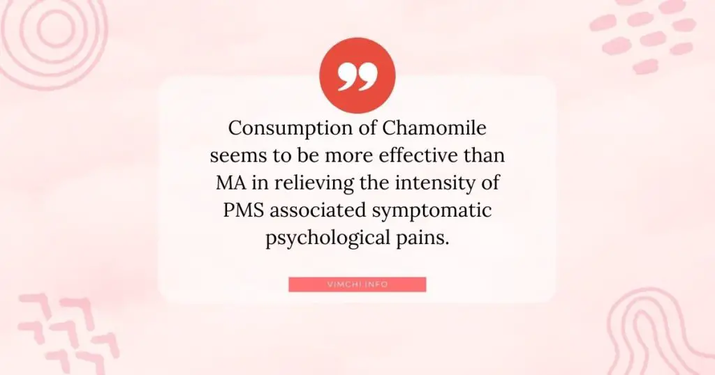 herbal tea for endometriosis -- chamomile