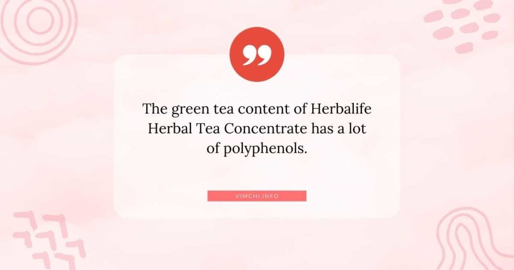 Can You Drink Herbalife Herbal Tea Concentrate Every Day -- polyphenols