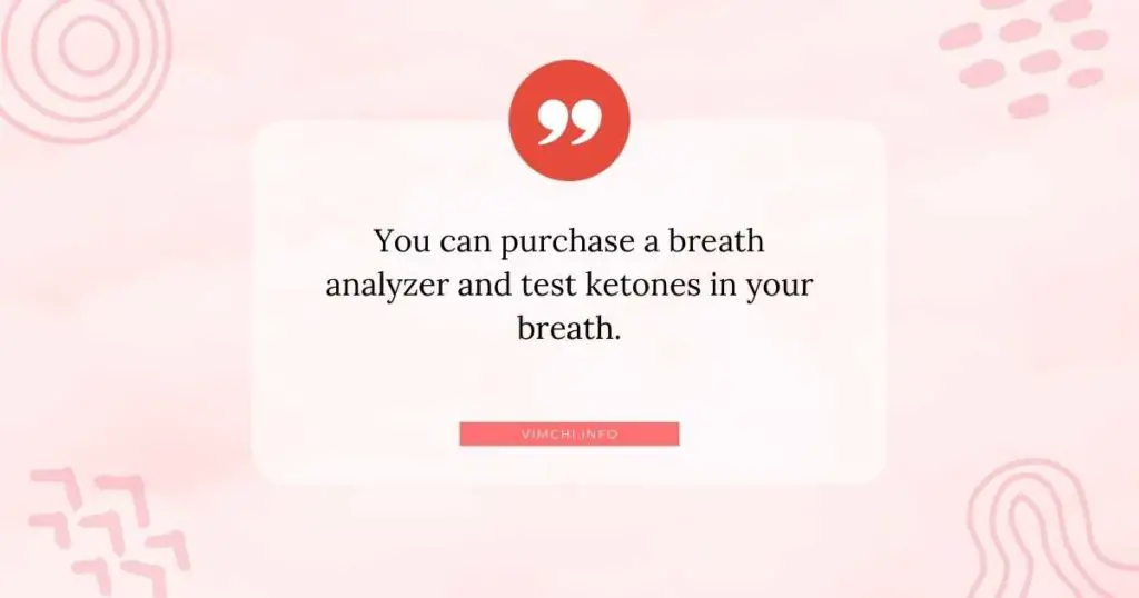 when ketosis starts in the keto diet -- breath analyzer