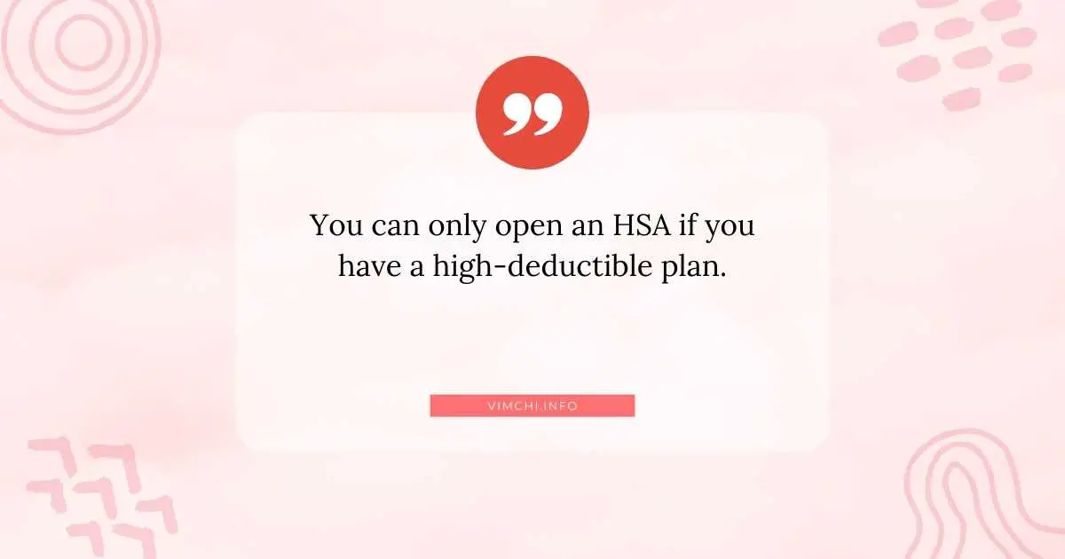 what health insurance plans qualify for HSA high deductible plan