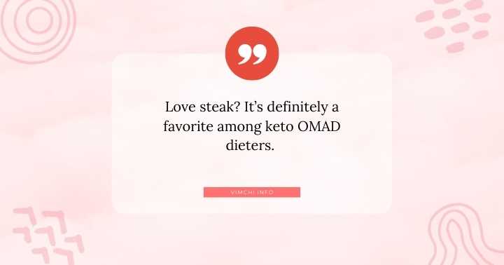 What to Eat on Keto OMAD Diet -- steak