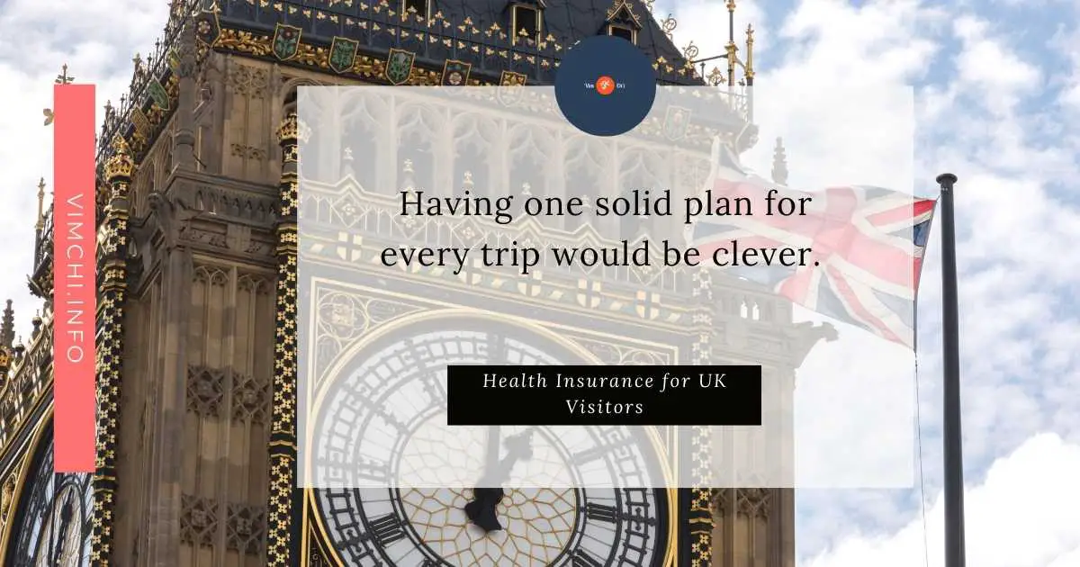 health insurance for UK visitors