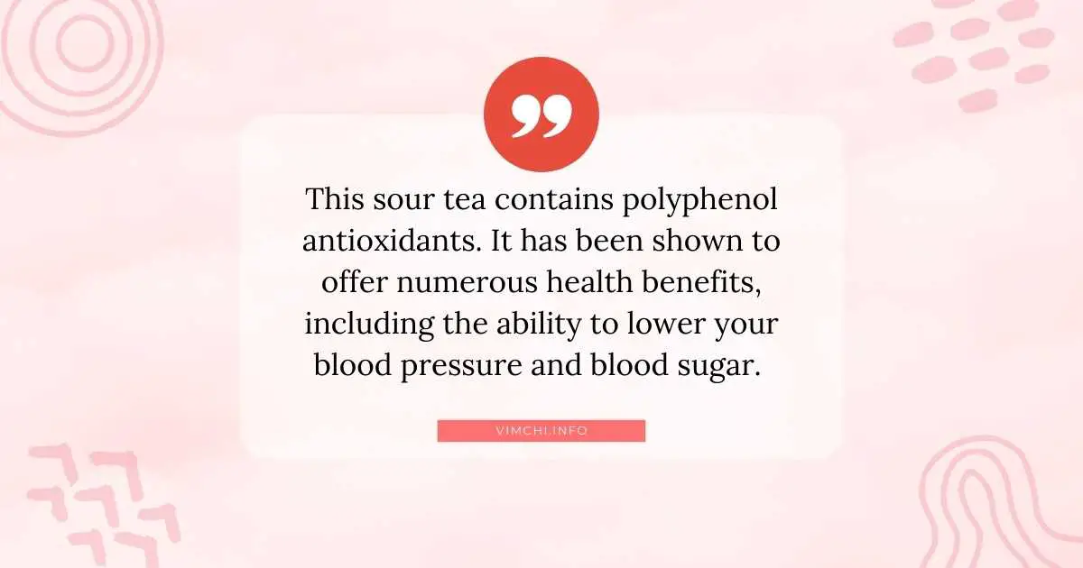 herbal tea for diabetes -- sour tea