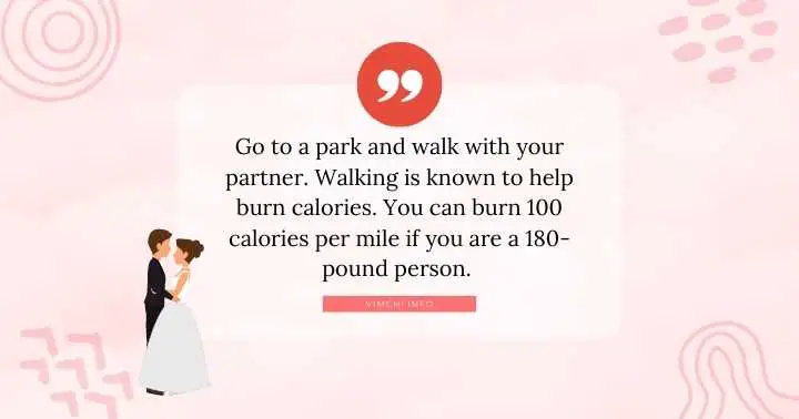weight loss for couples -- go to a park