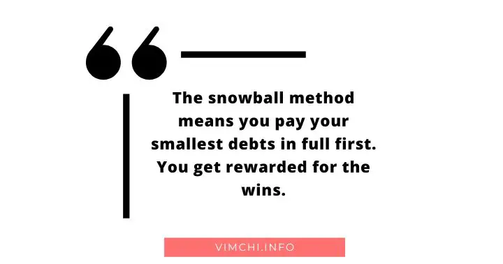 credit card debt consolidation -- snowball method