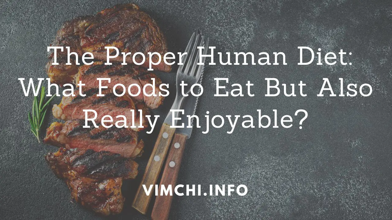The Proper Human Diet What Foods to Eat But Also Really Enjoyable block content