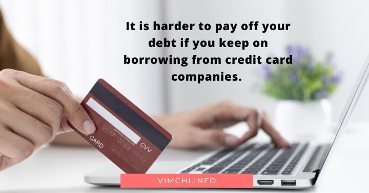 stop borrowing money from your cc