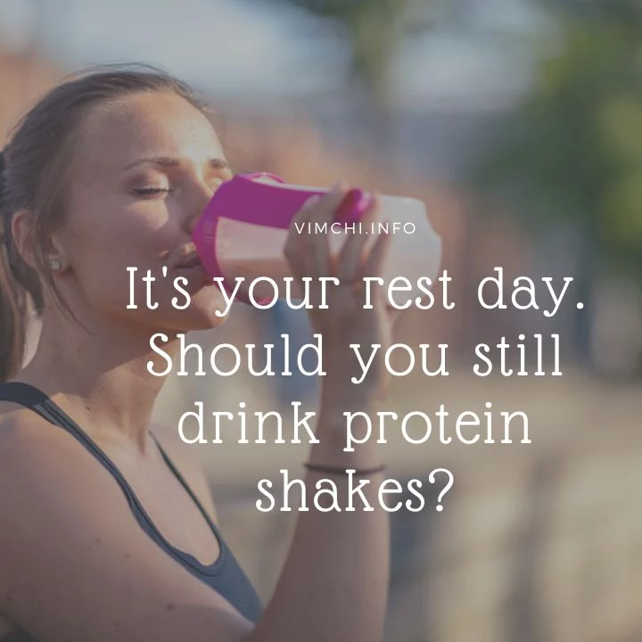 Should You Drink Protein Shakes on Non-Workout Days (720 × 720 px)