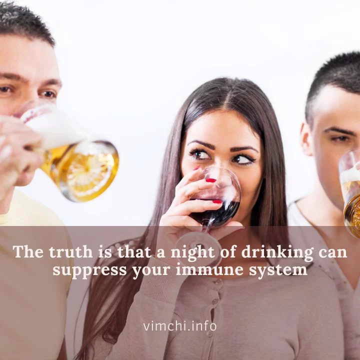 how long for the immune system to recover from alcohol featured