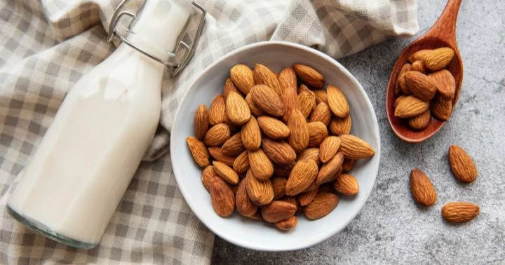 almond milk to be added to protein shakes with probiotics