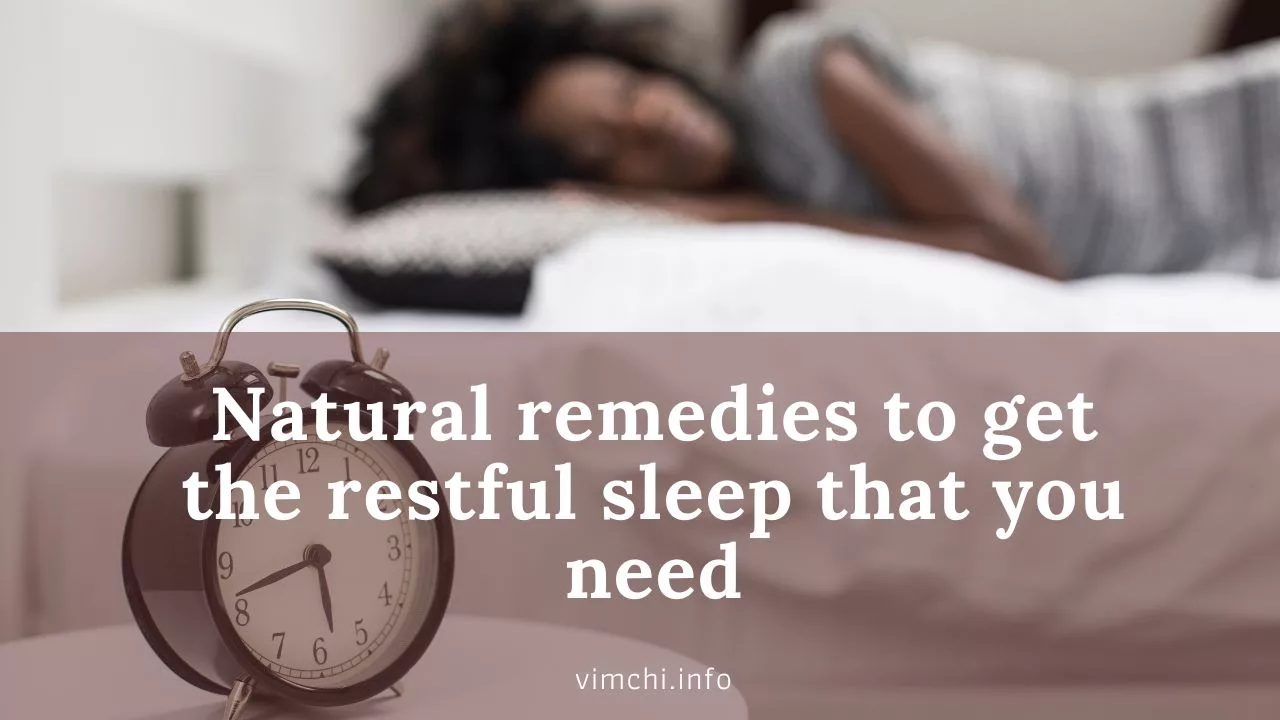 natural remedies for insomnia block