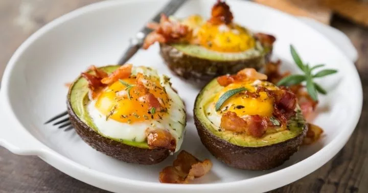 avocado and bacon