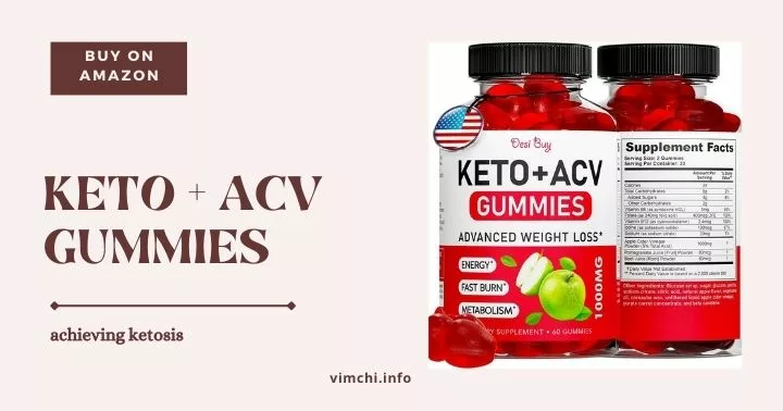 keto ACV gummies for keto omad plan