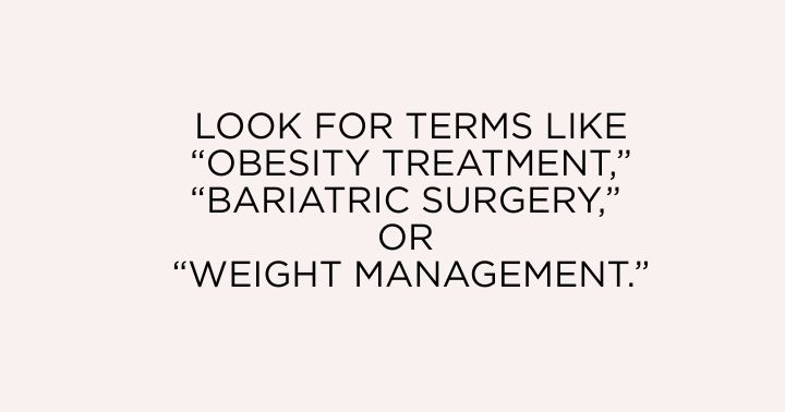 obesity covered by insurance terms