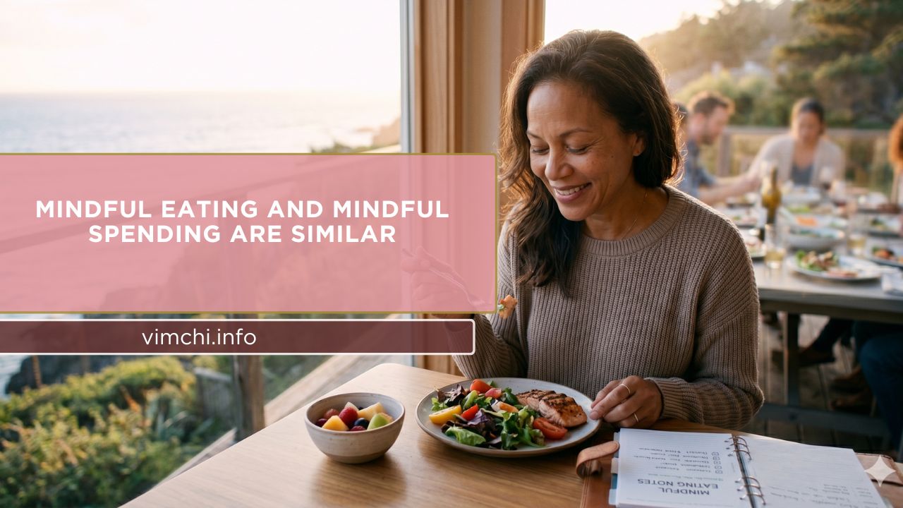 Mindful Eating and Mindful Spending